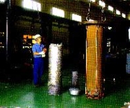鍛造用特殊合金錠示意圖