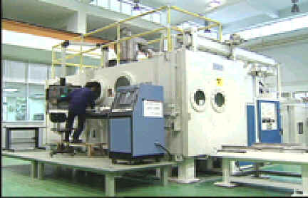 圖示電子束焊接設備